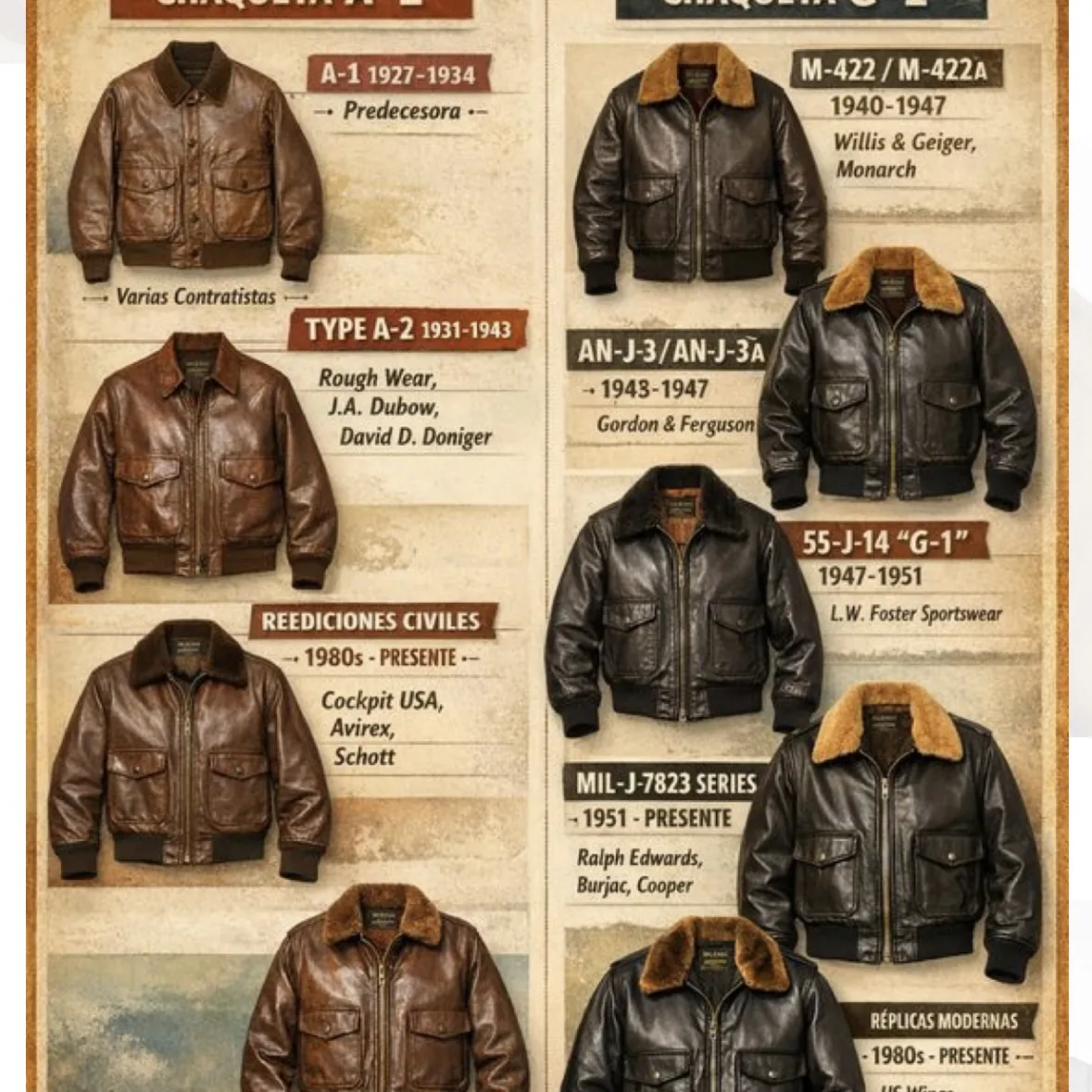 Leather jackets